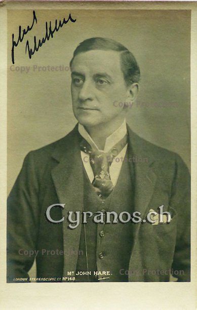 Autogramme: John Hare (1844-1921)  Schauspieler - Autogramm – Gebraucht aus Dietikon von immortal-stars