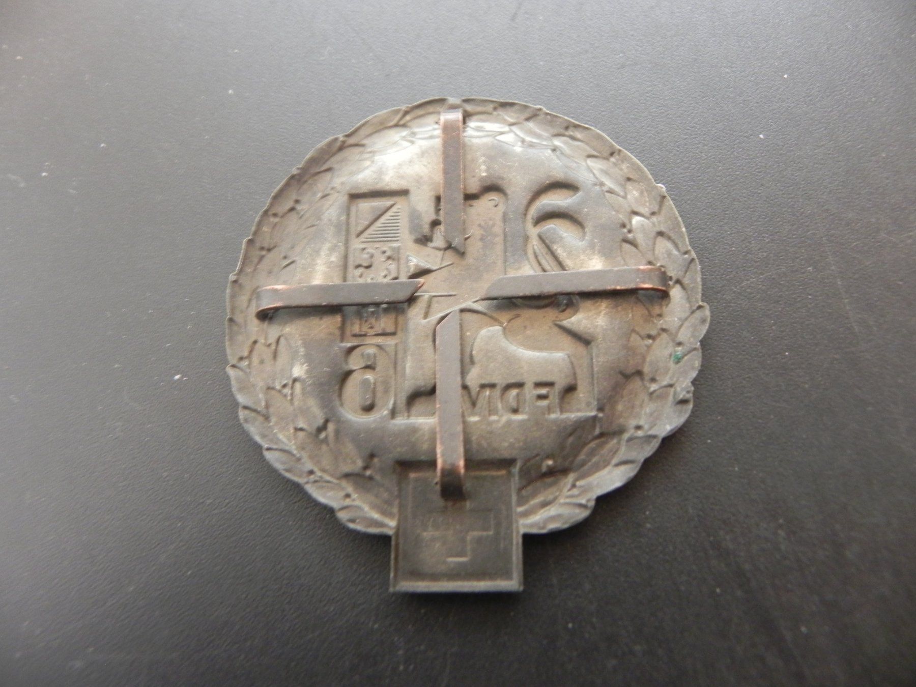 Spille & Fermagli: Beret Emblem Schweizer Armee F Division 6 – Usato da Biel/Bienne venduto da Gogolozi 1