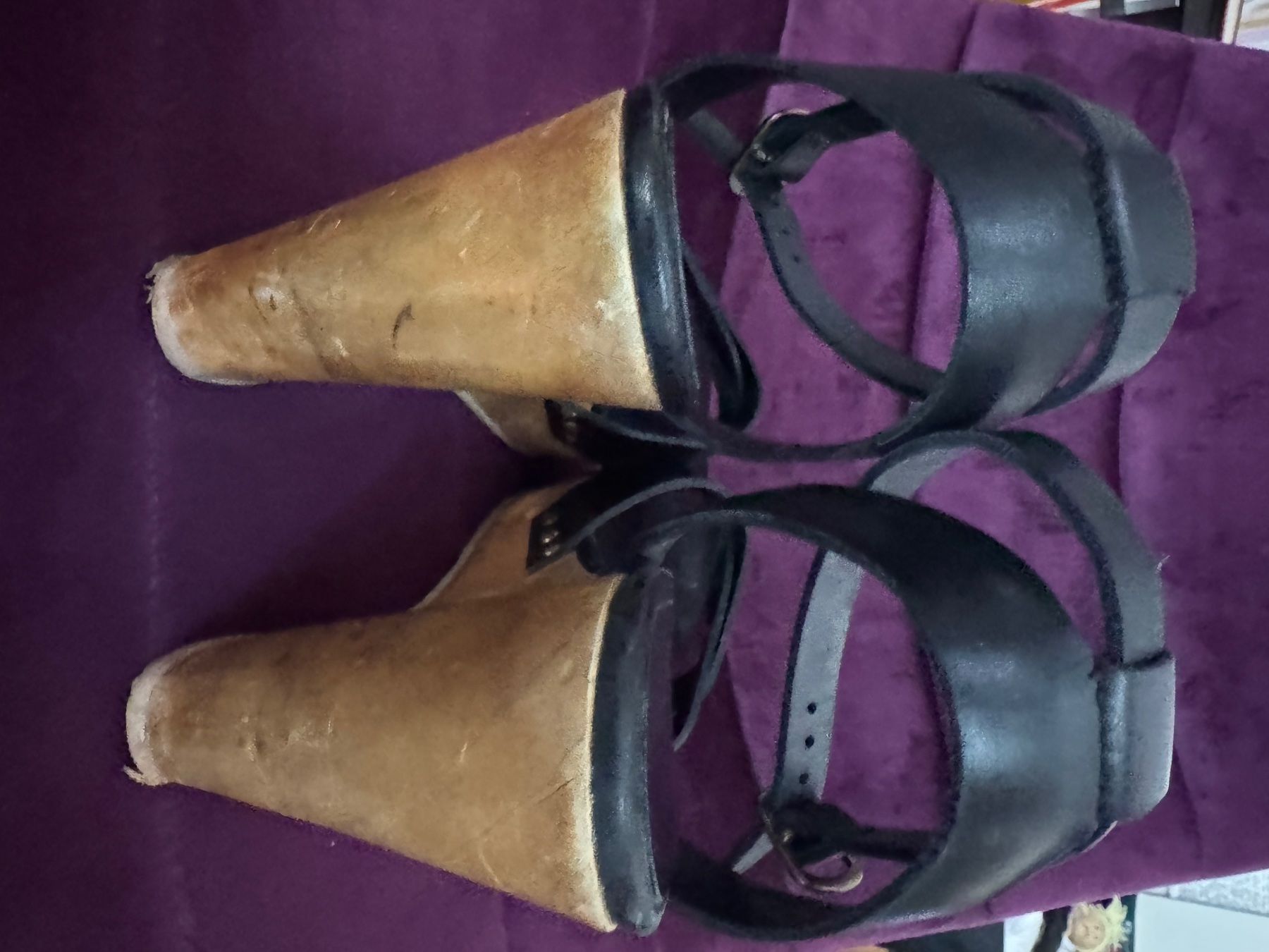 Damenschuhe: Sandals black plateaus – Gebraucht aus Zürich von MagicStuff007 2