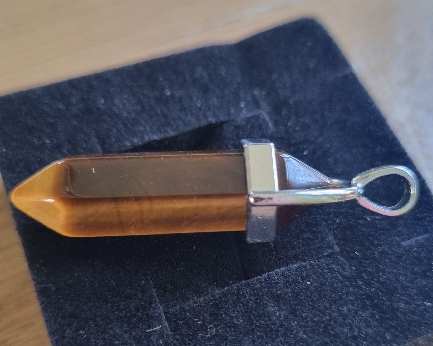 Pendentifs: Anhänger mit Tigerauge – Neuf (Voir description) à unterägeri par ursiou 2