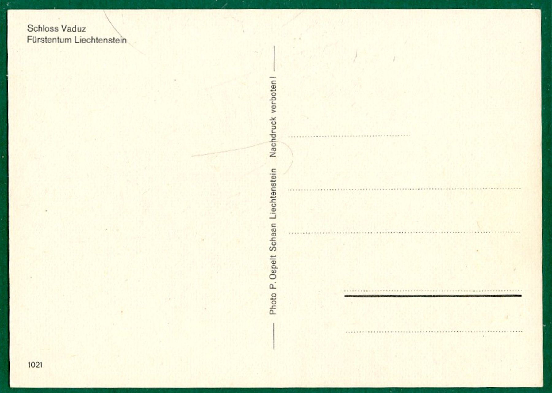 Cartoline postali: Schloss Vaduz, FL, ungelaufen, Grossformat – Usato da Sargans venduto da Hausi1951 1