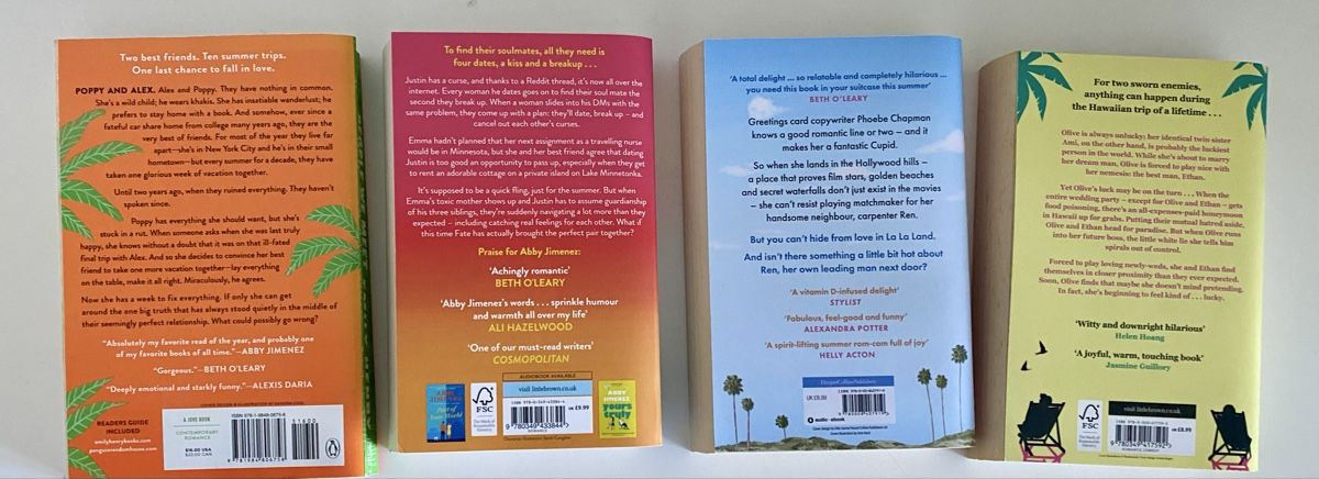 Bücher: 4 Sommer-Liebesromane  – Gebraucht aus Döttingen von Mvanbasten 1