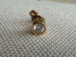Diamant-Ohrstecker 750 Gelbgold