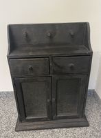 Schwarzer Vintage mini Schrank, Landhausstil, Top!