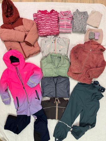 Herbst und Winter Outdoor-Kleiderpaket Gr. 122/128