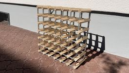 Weinregal Holz Metall 36 Flaschen neu/ungebraucht