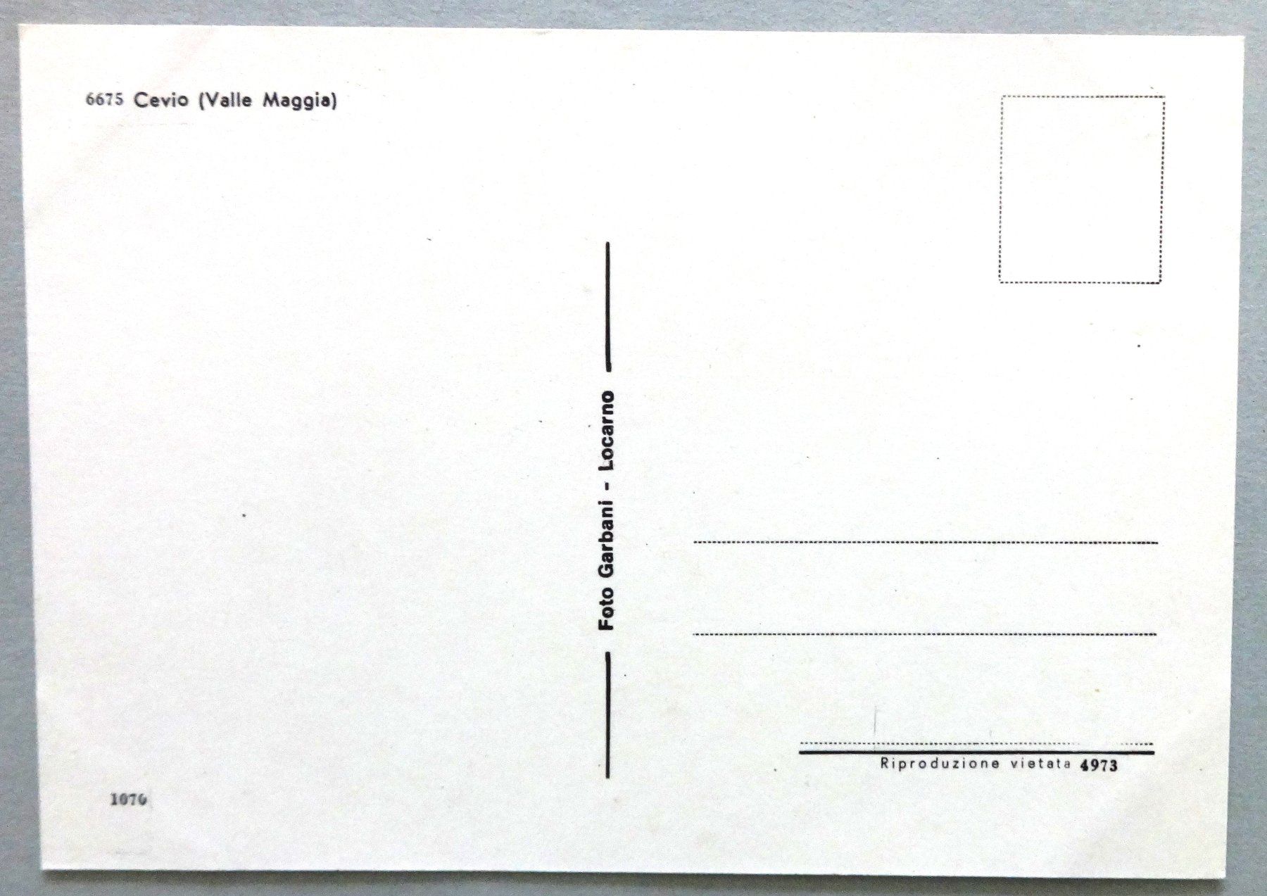 Cartoline postali: Cevio (Valle Maggia) – Difettoso da Fétigny venduto da Billy2miny 1