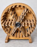 ORIGINAL RUSTIKALES WEINREGAL AUS HOLZFASS HANDARBEIT