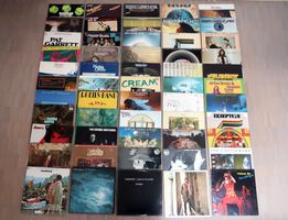 SAMMLUNG / LOT von 55 VINYL LP ROCK/PROG im Bereich VG (+/-)