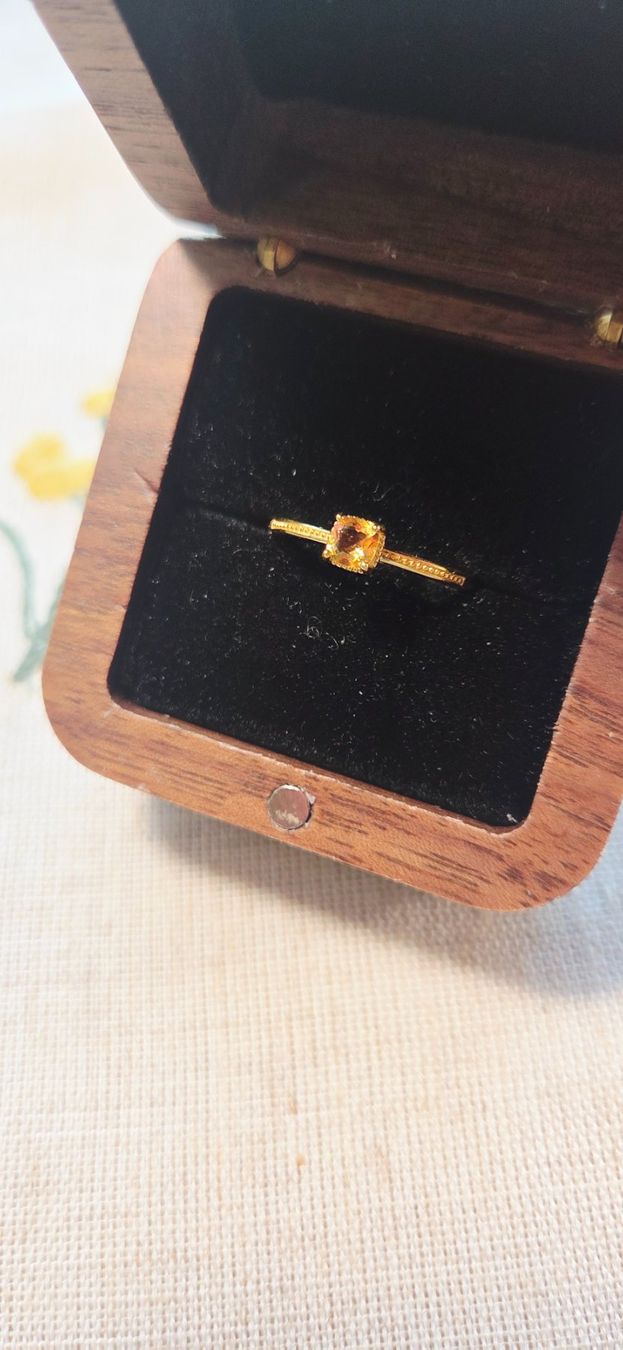 Anelli: NEW - S925 Citrine Ring (Adjustable) – Nuovo (secondo la descrizione) da Zürich venduto da cin_wcf6 2