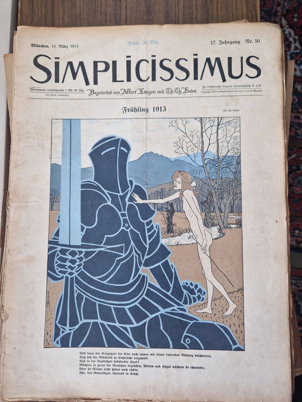 Zeitschriften & Magazine: Simplicissimus Satirezeitschrift 1910 – Gebraucht aus Mörschwil von aik_x8mc 7