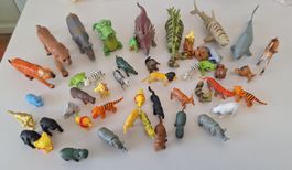 Lot2 Figuren Tiere Raubtiere Safari Löwe Tiger Zebra Giraffe