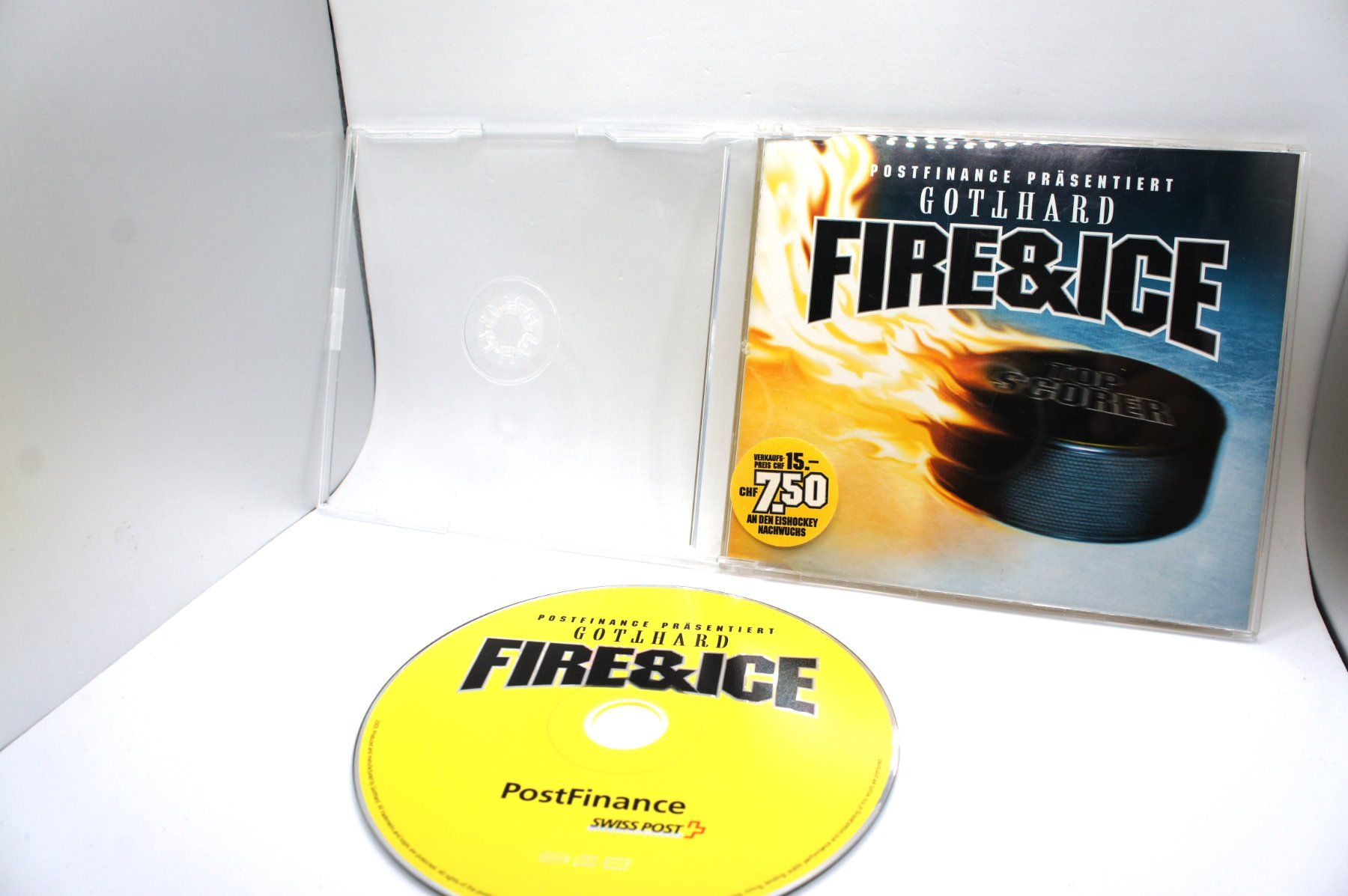 CDs: rare Single CD Gotthard ‎– Fire & Ice / Postfinance – Gebraucht aus Ernetschwil von luisvonerni