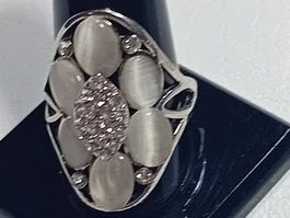 ring modeschmuck mit perlmut