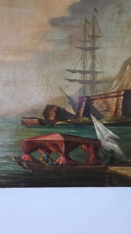 Dipinti: Handgemaltes Hafenbild  100 × 70 cm – Usato da Zeiningen venduto da ismgiu 3