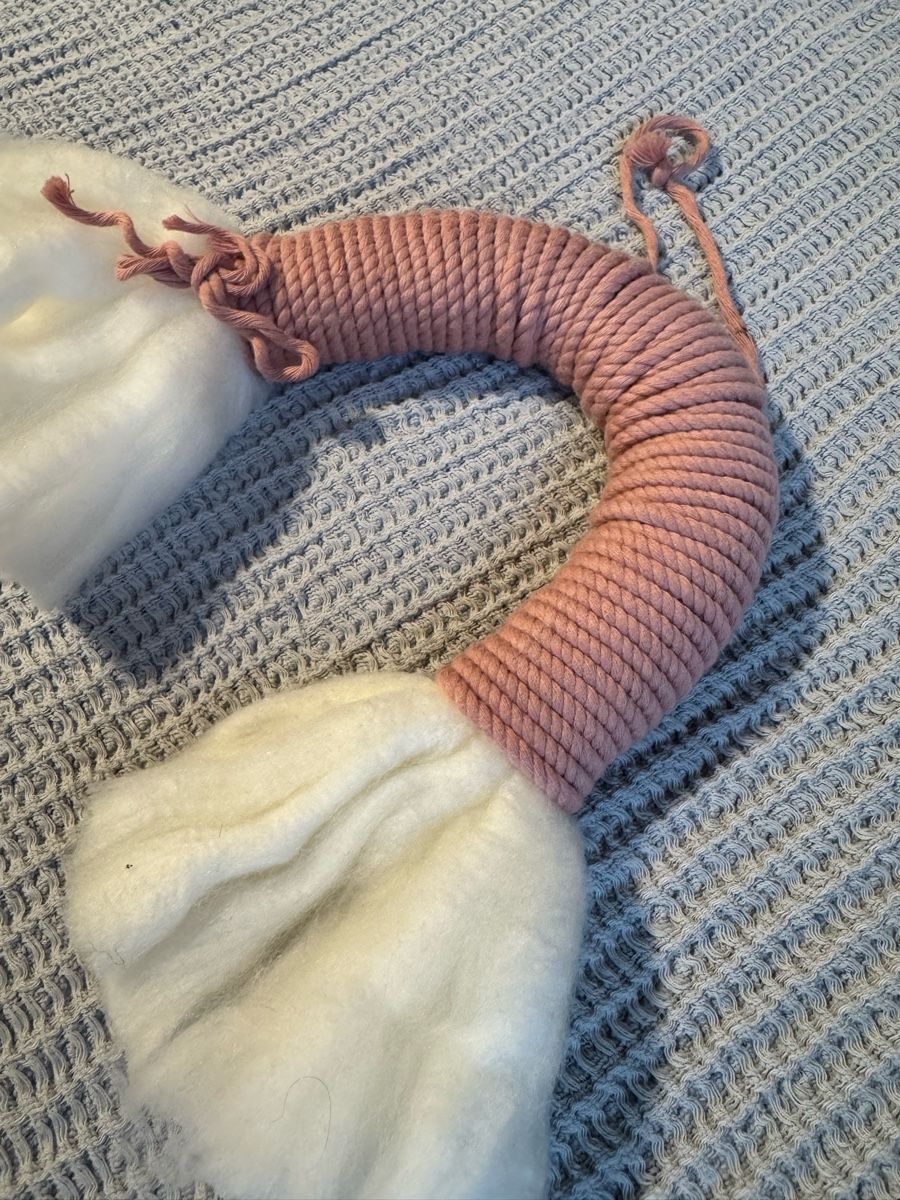 Tutte le decorazioni: Makramee, Wandbehang Regenbogen, rosa, Handarbeit! – Nuovo e nell'imballaggio originale da Bubikon venduto da hachia888 2