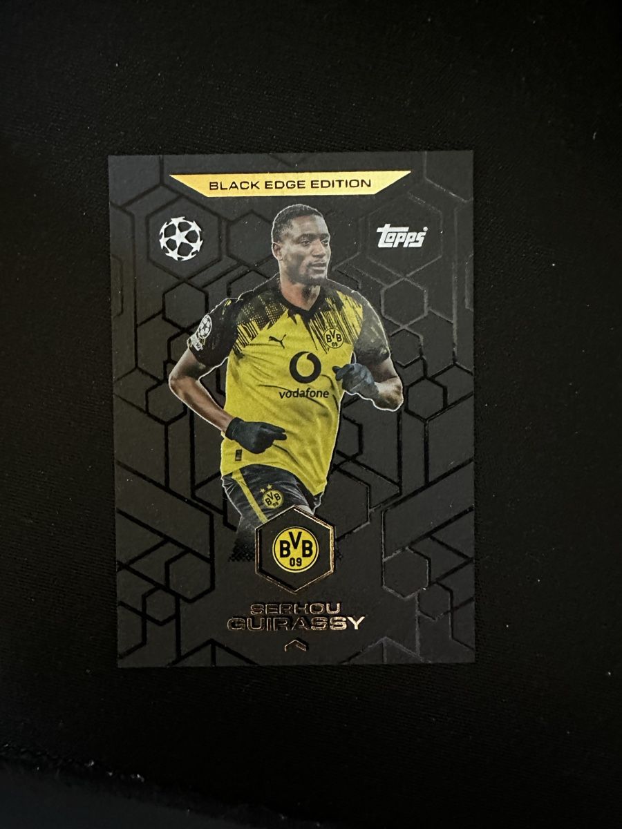 Topps Sammelbilder & Trading cards: Serhou Guirassy Black Edition Karte – Neu (gemäss Beschreibung) aus Stein AR von uel_mh8j