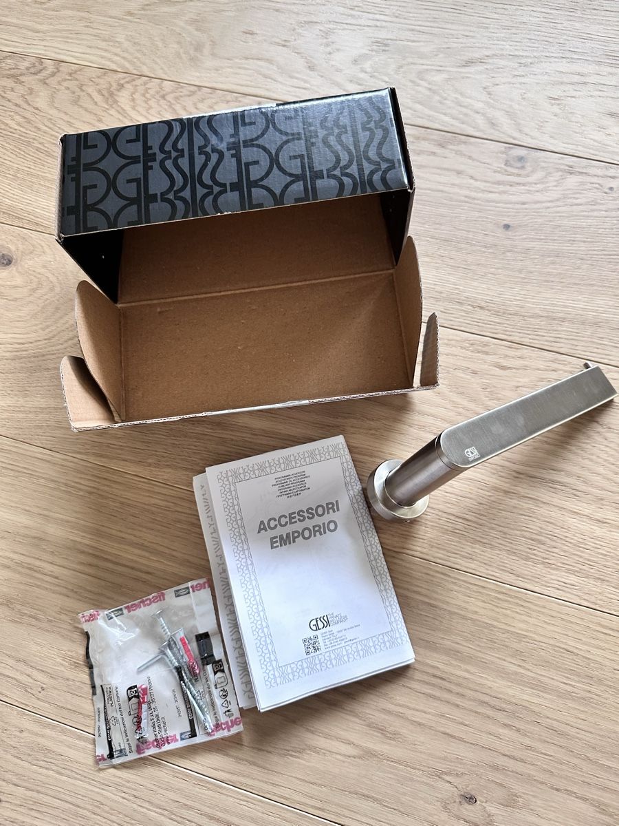 Altri accessori per il bagno: Gessi WC-Rollenhalter Finox – Nuovo e nell'imballaggio originale da Küssnacht am Rigi venduto da annine.l. 4