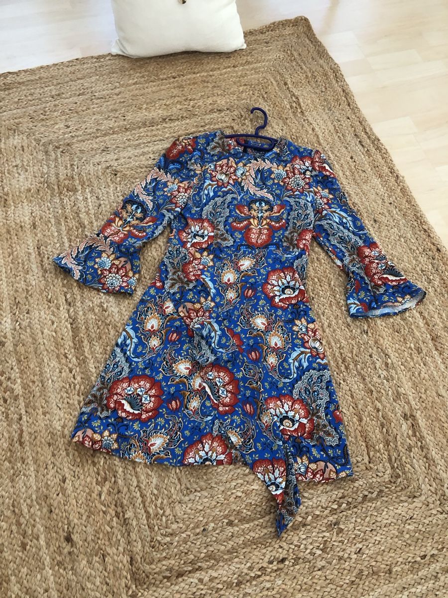Vestiti: Blaues Blumenkleid, Grösse S, neu!! – Nuovo (secondo la descrizione) da Dübendorf venduto da mar_s66c 4
