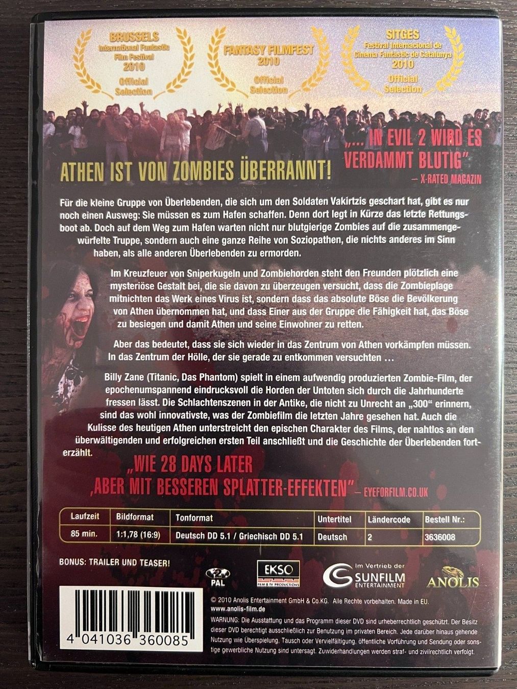 Tutti i DVDs: Evil to Kako 2 – Usato da Zürich venduto da FilmFreunde 1