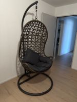Rattan Hängesessel mit Kissen