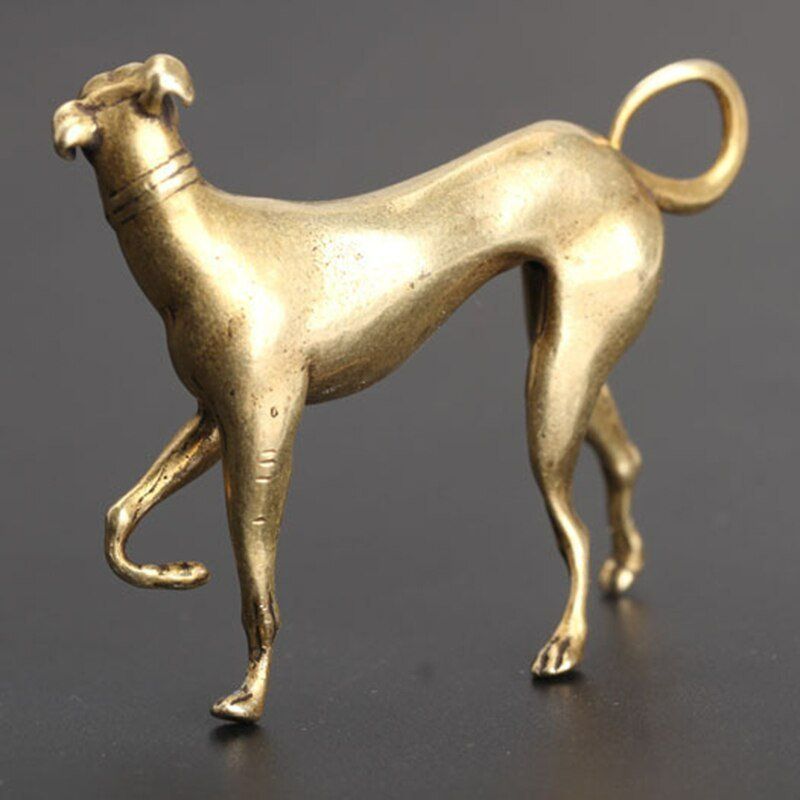Statuette: Hund Windhund aus Messing – Nuovo (secondo la descrizione) da Uerkheim venduto da Kaufoption 5