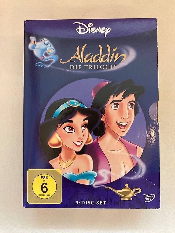 Tutti i DVDs: 3 DVDs Disney Aladdin Die Trilogie – Usato da Jona venduto da Andi797