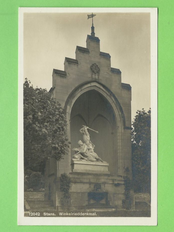 Cartoline postali: Stans, Winkelrieddenkmal – Usato da Zürich venduto da t24_de