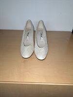 Gabor Pumps, Gr. 37,5 beige-weiss