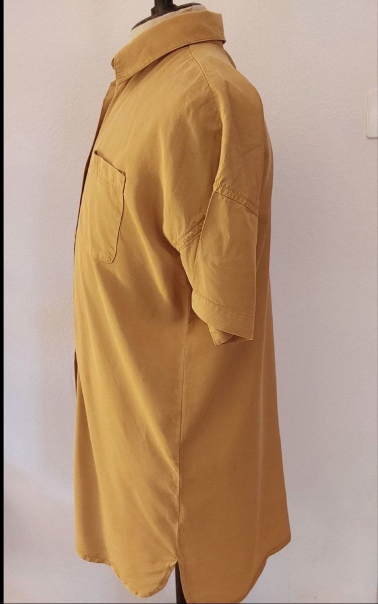 Kleider: TwoThirds Hemdblusenkleid Tencel gelb – Gebraucht aus Nottwil von Silke94 1