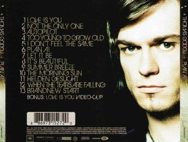CD: Thomas Godoj - Plan A [COLUMBIA] – Usato da Unterbäch venduto da kolbar 1