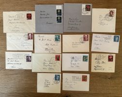 Schweiz - 14 Pro Juventute Briefe ab 1947