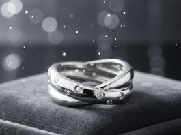 Trinity Silberring (925) mit Zirkonia - NEU