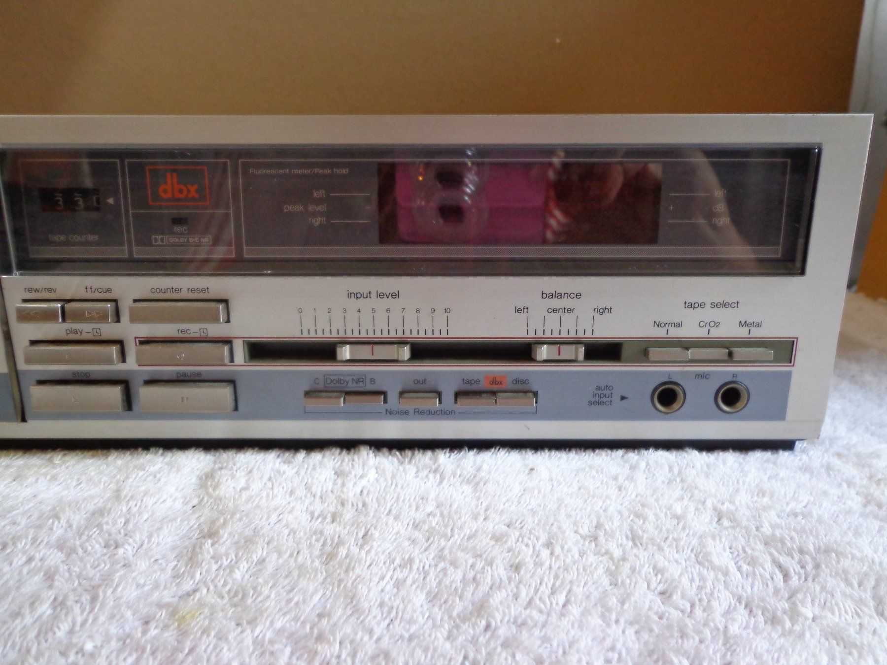 Technics Registratori: Technics Stereo Cassette Deck M233X guter Zustand – Usato da Ligornetto venduto da Faffarel 2