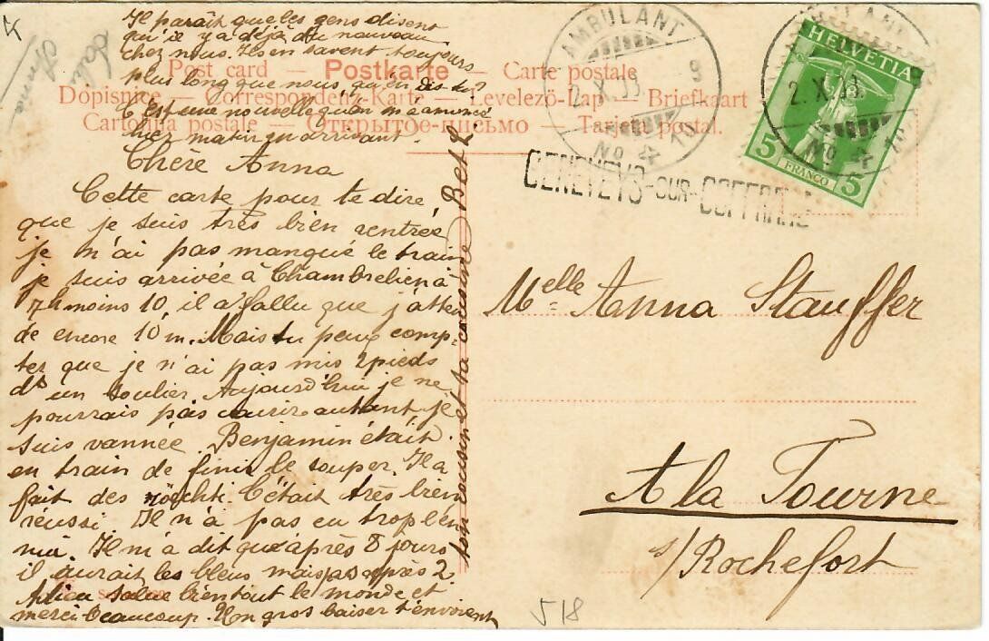 Cartoline postali: AK, Ambulant - Geneveys sur Coffrane – Usato da Hochdorf venduto da Ziegel-16 1