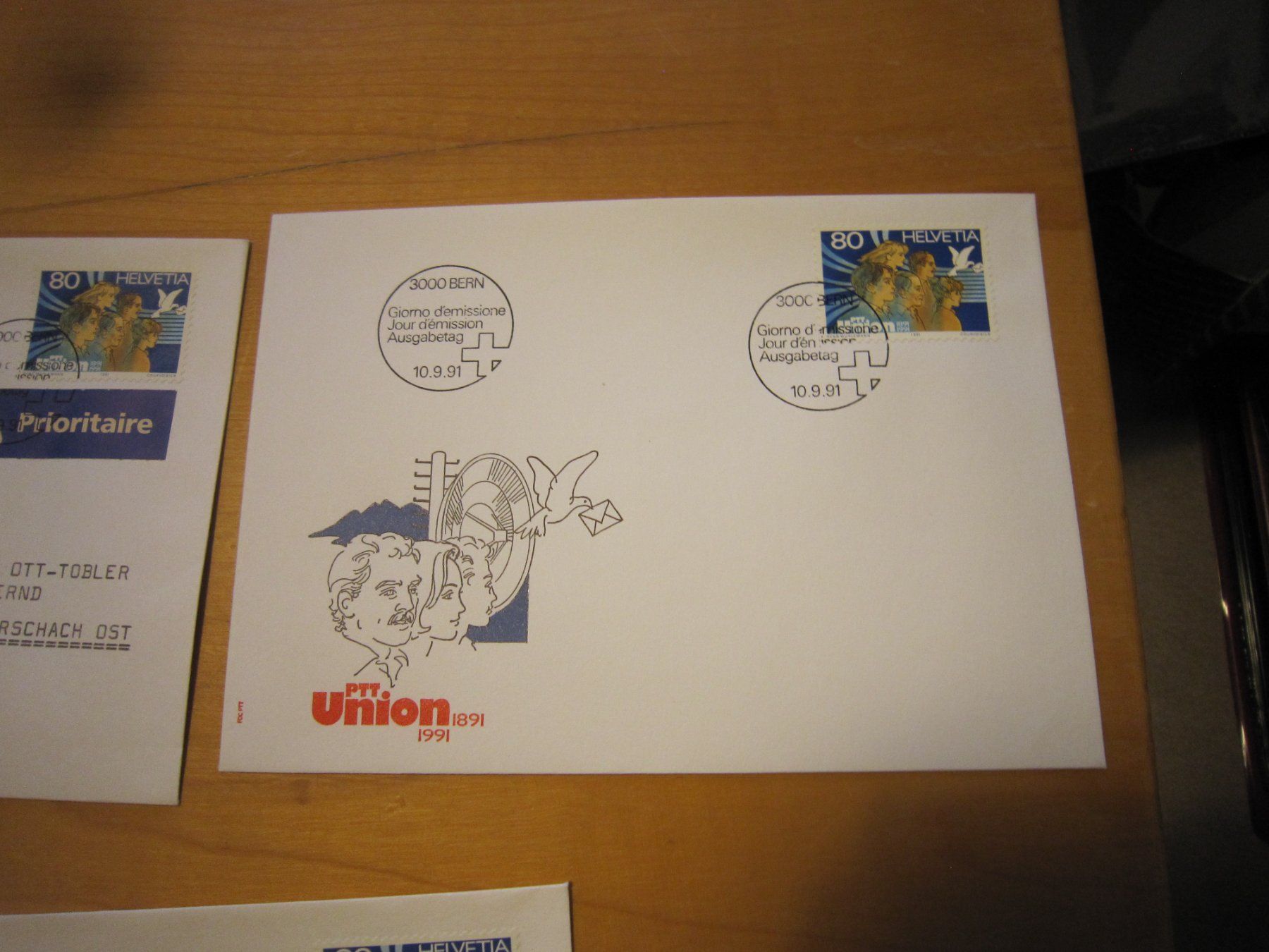 Tutti i francobolli: CH 1991 FDC spezialbrief – Usato da Gordola venduto da Polentaefung 2