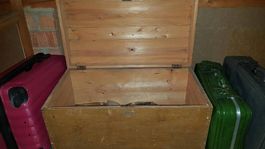 Antike Holz Truhe