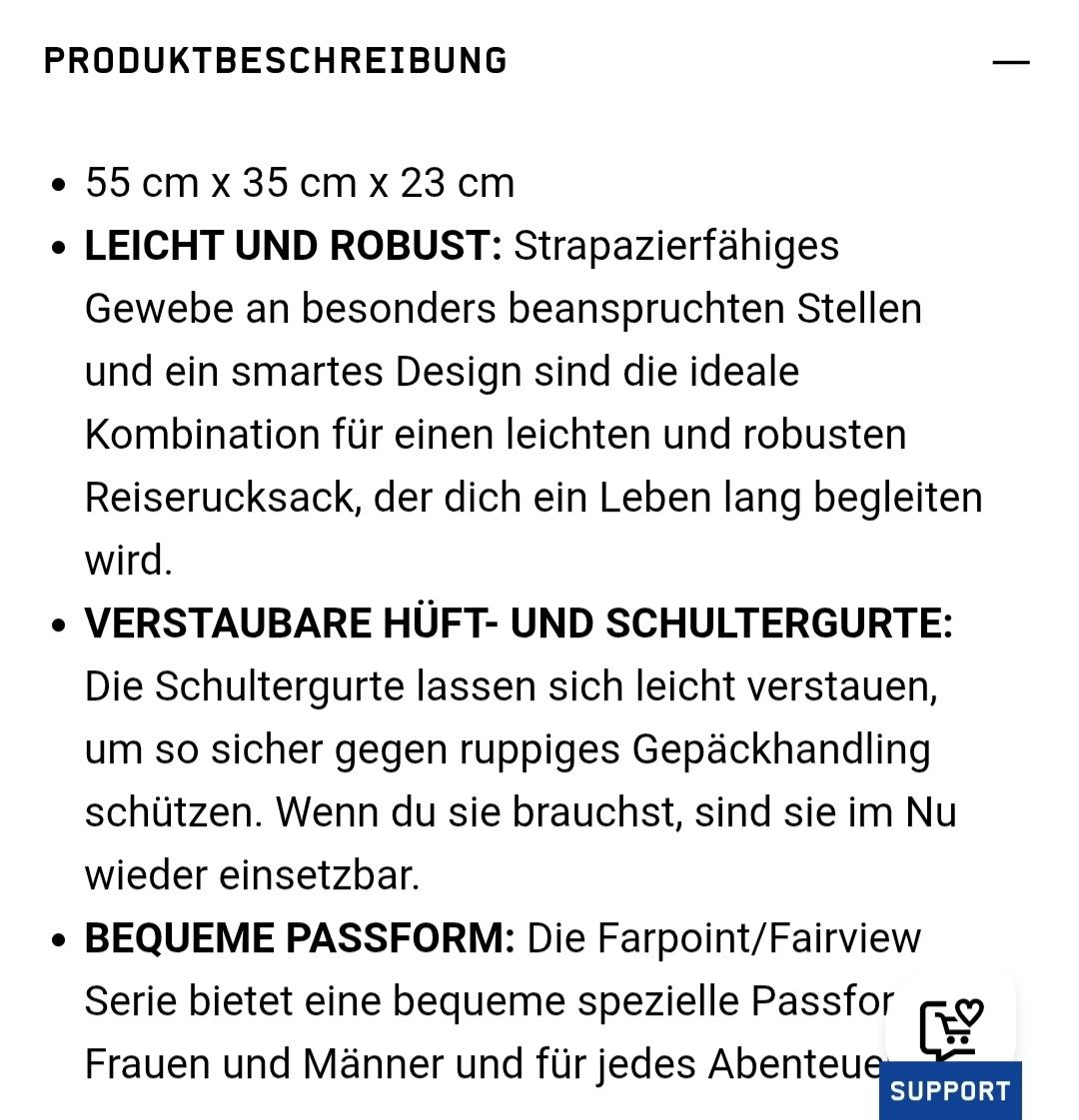 Zaini: Rucksack Osprey Farpoint 40L – Nuovo (secondo la descrizione) da Sissach venduto da DenJoe 8