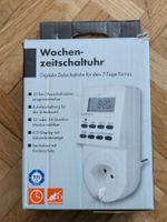 Zeitschaltuhr Digital Max Hauri mit Schalter und CH-Stecker