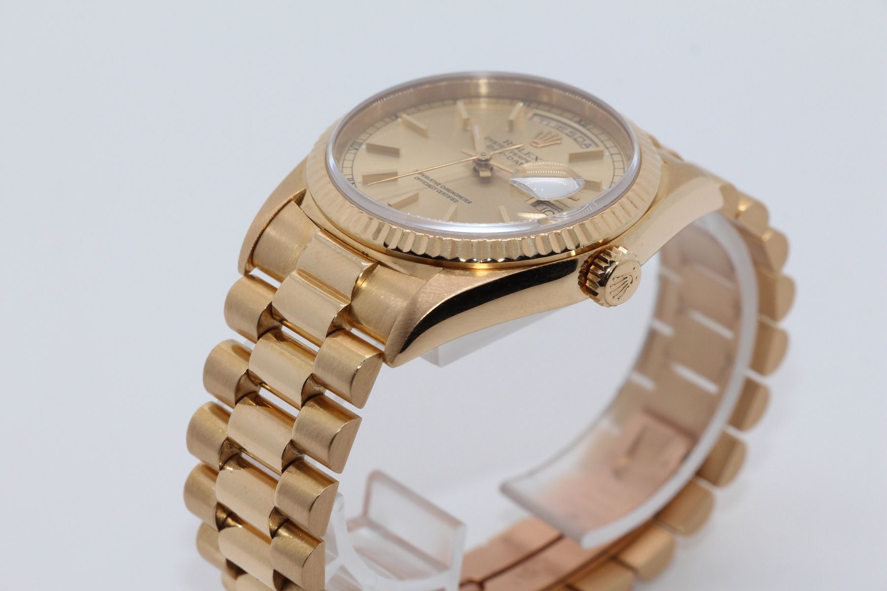 Rolex Orologi: Rolex Day-Date 36 Double Quick Set Champagner Ref 18238, Box – Usato da Zug venduto da eMDi_Collection 5