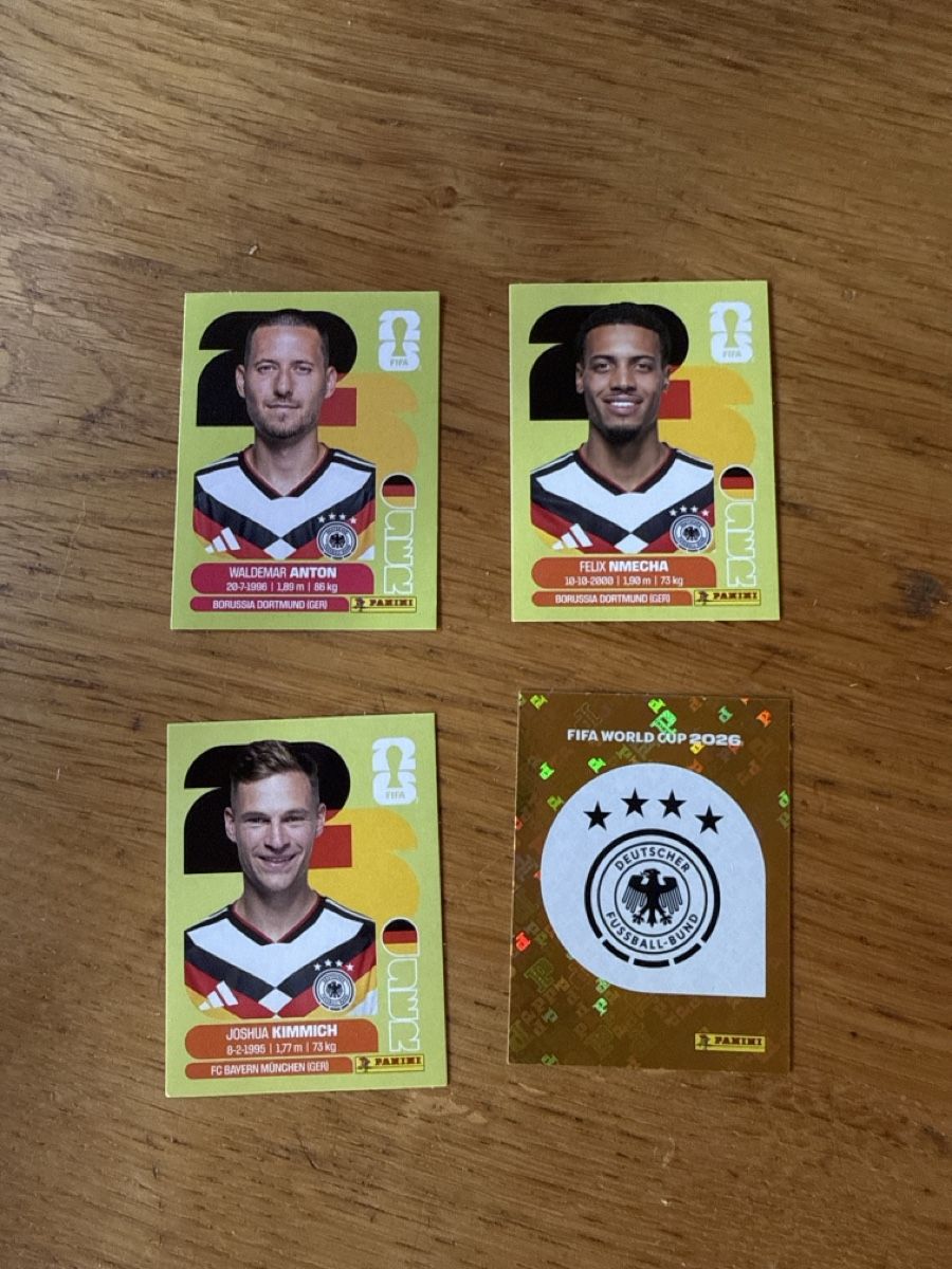 Panini Carte collezionabili: Panini 2026 4er Set GER – Nuovo (secondo la descrizione) da Masein venduto da Buender45