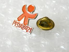 ♥ Pestalozzi  bonhomme rouge rot red rosso logo   pin F1.109