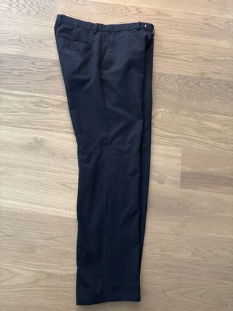 Men's Smart Navy Trousers 34W Regular Fit - Autumn Essential