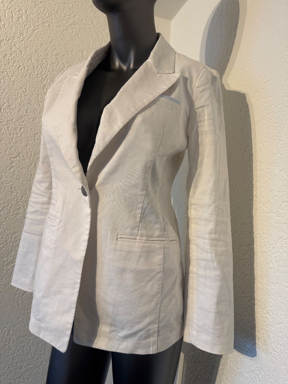 Giacche: Weisser Sommerblazer Gr. S – Usato da Frenkendorf venduto da Style365 1