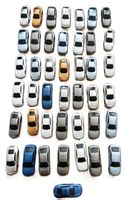 43 Spielzeugautos aus Plastik ideal für Modellbahn (neu/OVP)