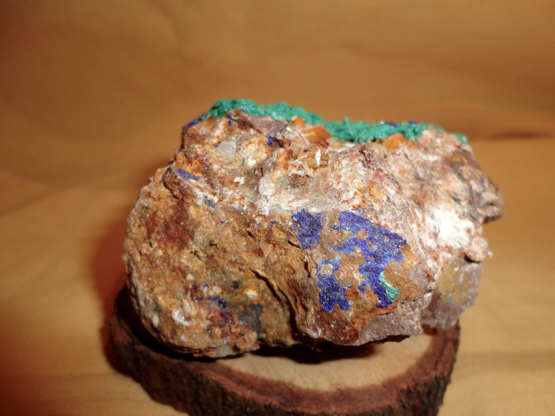 Minerali & Pietre curative: Malachit mit Azurit roh – Nuovo (secondo la descrizione) da Biberist venduto da Steine 3