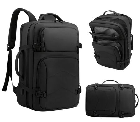 Premium Reisetasche Rucksack mit USB-Anschluss YKK 45cm NEU