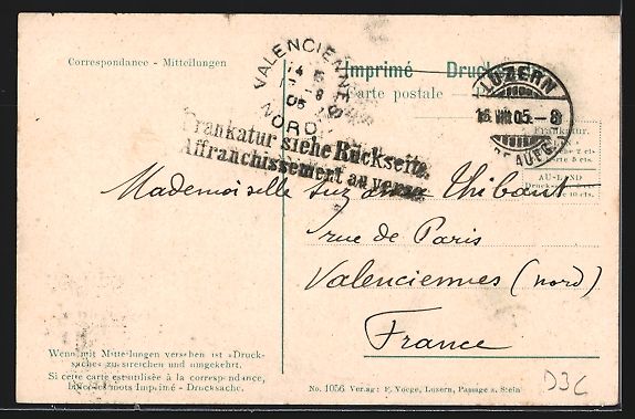 Cartes postales: Luzern, Bahnhof und Friedensmuseum mit D – D'occasion à Berlin par bartko-reher 1