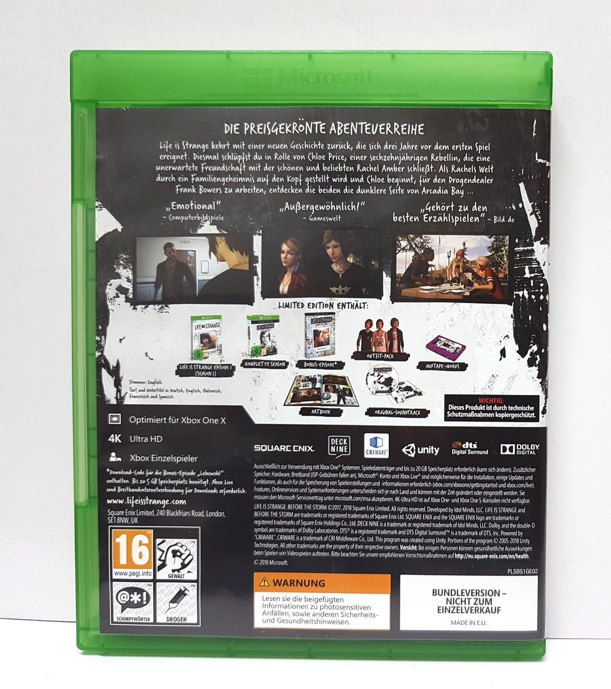 Microsoft Giochi: Life Is Strange Before the Storm Xb One – Usato da Schüpfheim venduto da Games_Spielkonsolen 2
