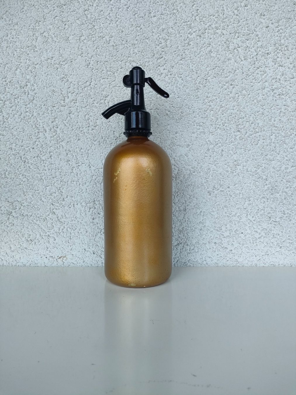 Flaschen: Wunderschöne Siphonflasche goldfarbig – Gebraucht aus Dietikon von Tucumano1981 3